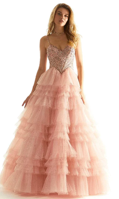 elegant prom dressesMori Lee 49005 - Sweetheart Basque Prom Dress