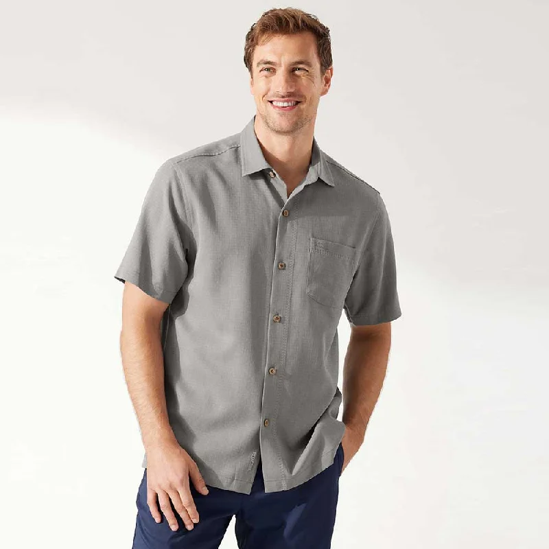 Tommy Bahama IslandZone Coastal Breeze Check Camp Shirt - Shadow