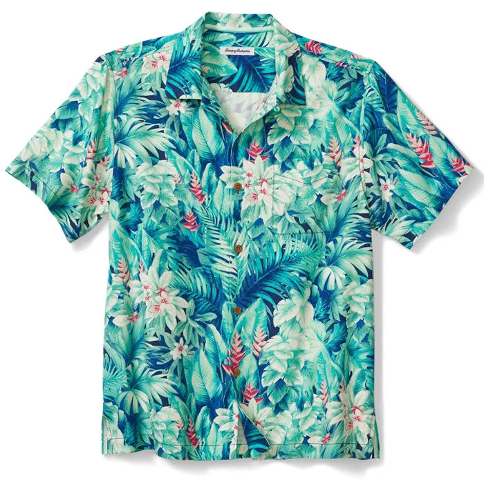 Tommy Bahama Seaside Botanic Camp Shirt - Ocean Deep