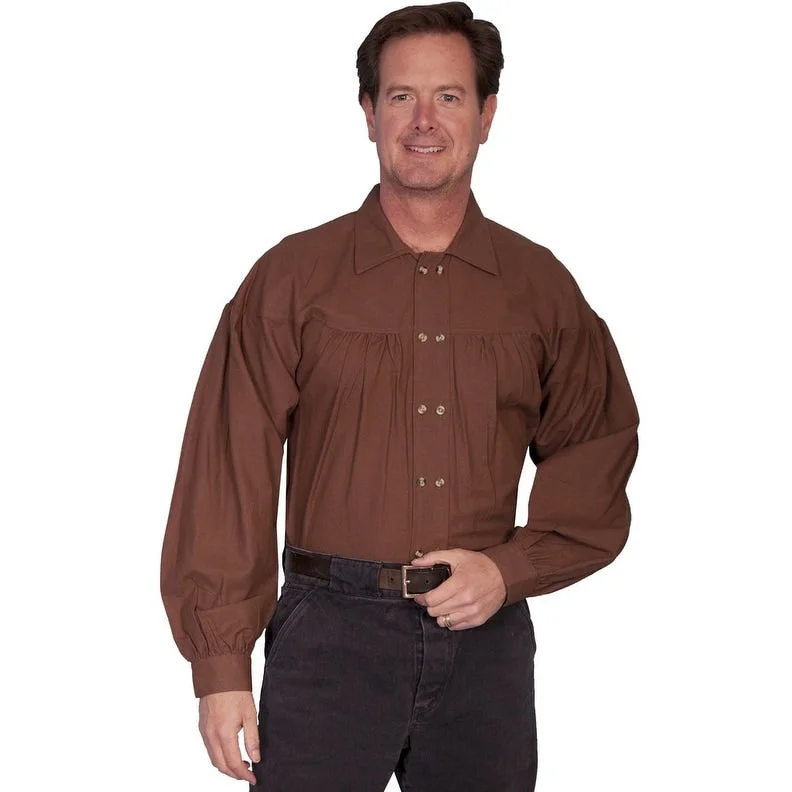 Scully Western Shirt Mens Rangewear L/S Double Button F0_RW230