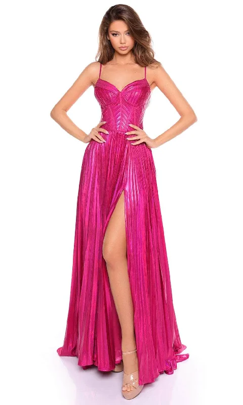 off-the-shoulder prom dressesAmarra 88105 - Fitted A-Line Prom Gown