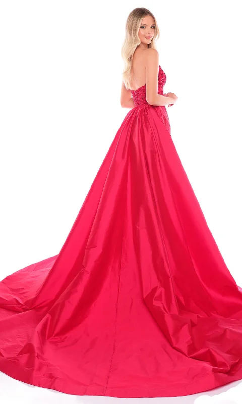 geometric print prom dressesAmarra 88085 - Strapless Prom Gown