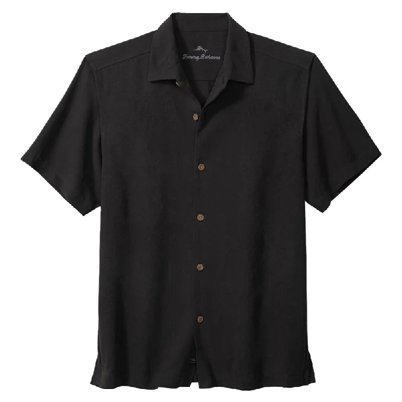 Tommy Bahama Bali Border Camp Shirt - Black