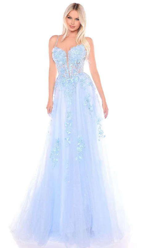 vintage prom dressesAmarra 88086 - Sleeveless Prom Gown