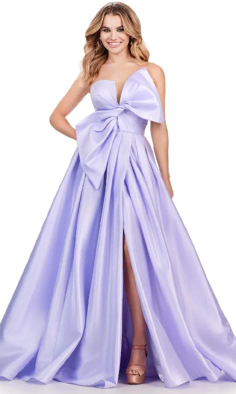 pastel prom dressesAshley Lauren 11609 - Strapless Mikado Prom Gown