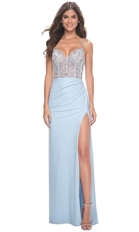 prom dresses for fallLa Femme 32089 - Spaghetti Straps Prom Dress