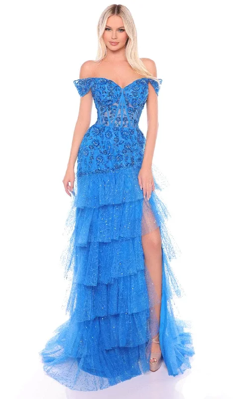 chiffon prom dressesAmarra 88146 - Embellished Prom Gown