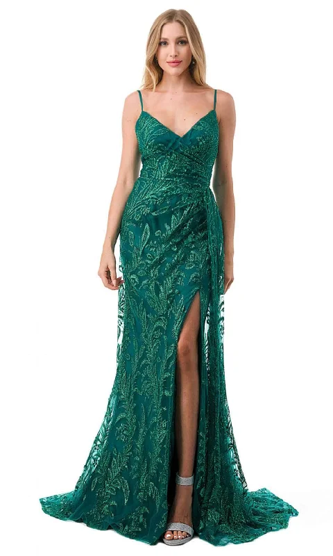 flutter sleeve prom dressesAspeed Design L2785F - Sleeveless Prom Gown