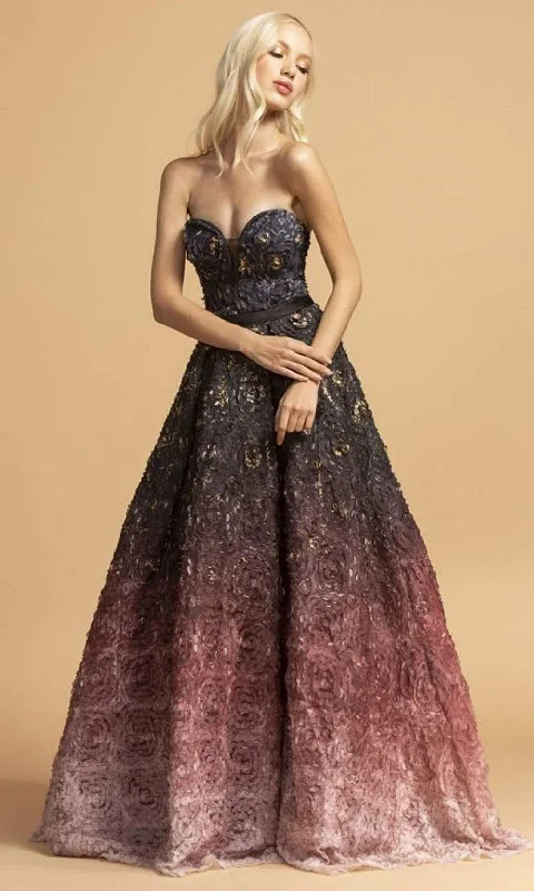 Formal Dress for Outdoor WeddingsAspeed Design - L2188 Plunging Sweetheart Ball Gown