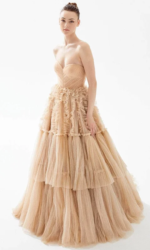 Formal Dress for Cultural FestivalsTarik Ediz 98232 - Sweetheart Sparkle Tulle Ballgown