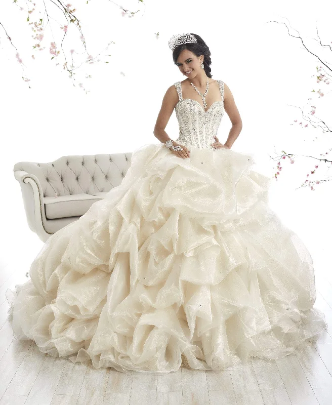 Formal Dress for Horse RacesQuinceanera Collection - 26868 Beaded Lace Sweetheart Ballgown