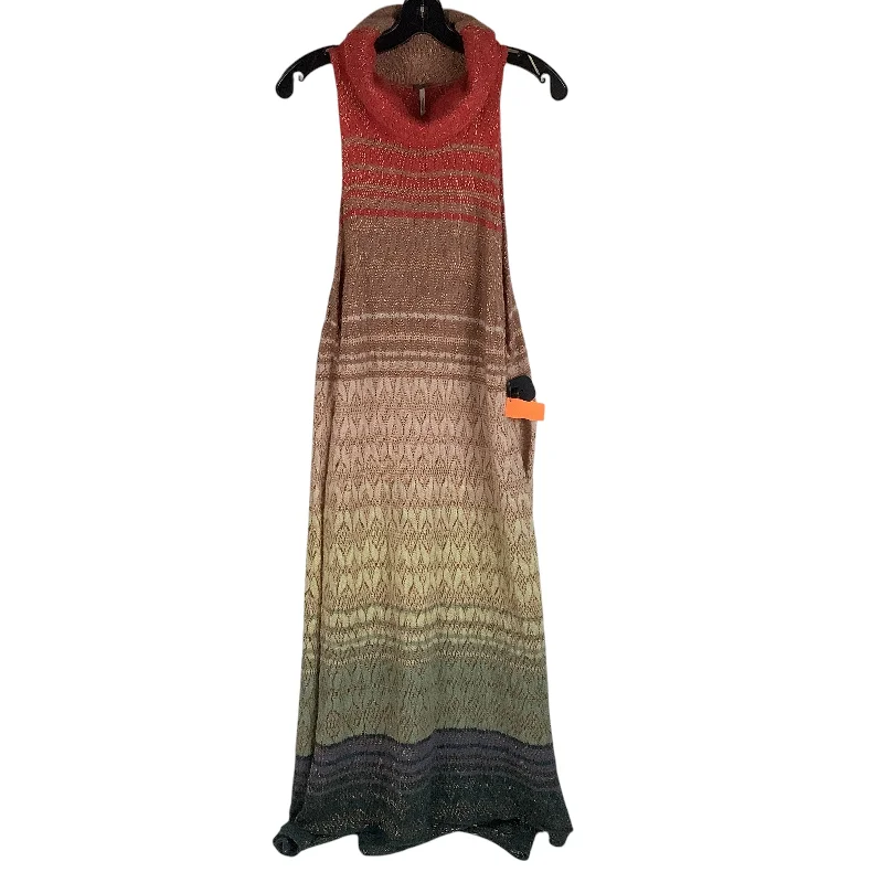 maxi dresses for special occasionsLong vest/Dress Sweater By Free People In Multi-colored, Size: S