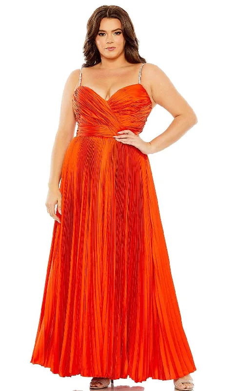 Formal Dress for Religious CeremoniesMac Duggal 77008 - Sleeveless Pleated Gown