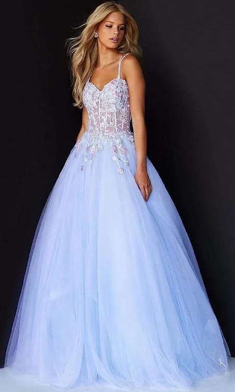 Formal Dress for PageantsJovani - 06207 Tulle Voluminous Crisscross Gown