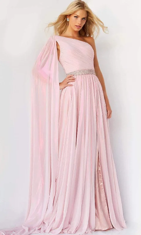 Formal Dress for Bat MitzvahsJovani - 07248 One Shoulder Draped Chiffon Gown