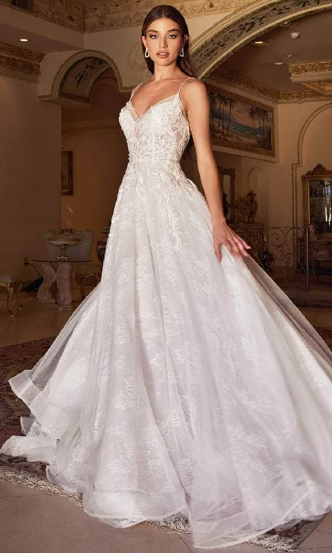 Formal Dress for Art GalleriesAndrea and Leo A1102W - Chantilly Lace A-Line Bridal Gown