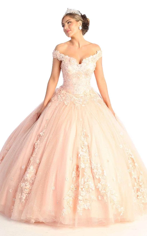 Formal Dress for Emmy AwardsMay Queen LK160 - 3D Floral Appliques Sweetheart Ball gown