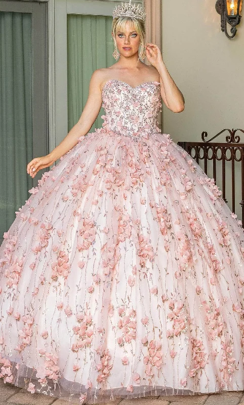 Formal Dress for Summer WeddingsDancing Queen 1673 - Strapless Embellished Ballgown