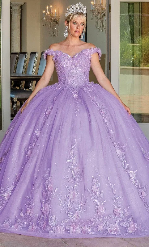 Formal Dress for Formal Day EventsDancing Queen 1698 - Embellished Quinceanera Ballgown