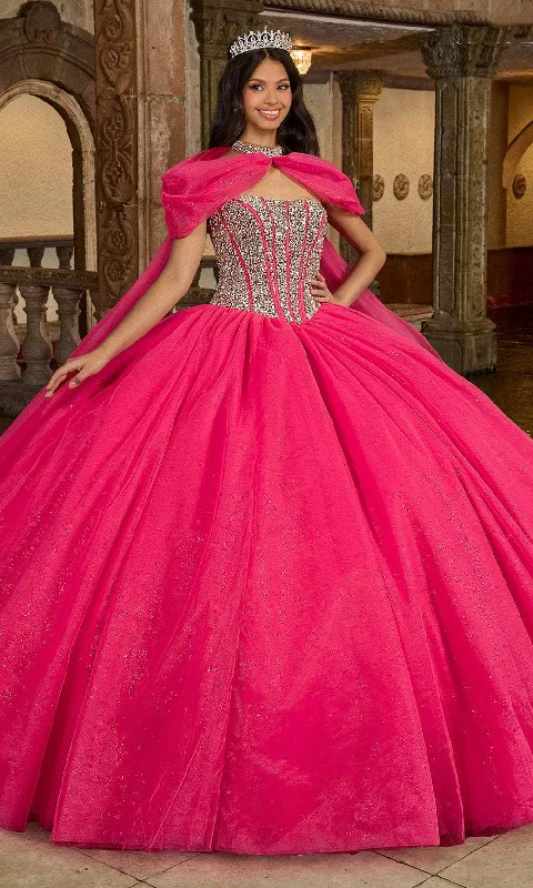 Formal Dress for Humanitarian AwardsRachel Allan RQ1130 - Beaded Strapless Ballgown