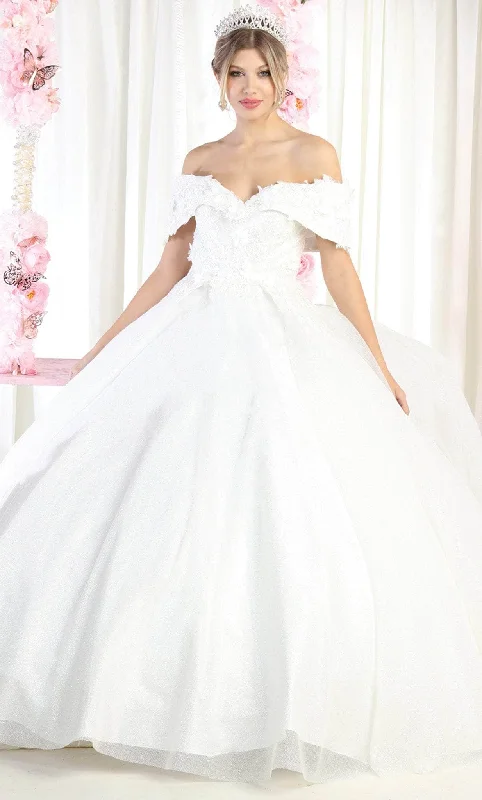 Formal Dress for Hotel GalasMay Queen LK165 - Applique Quinceanera Ballgown