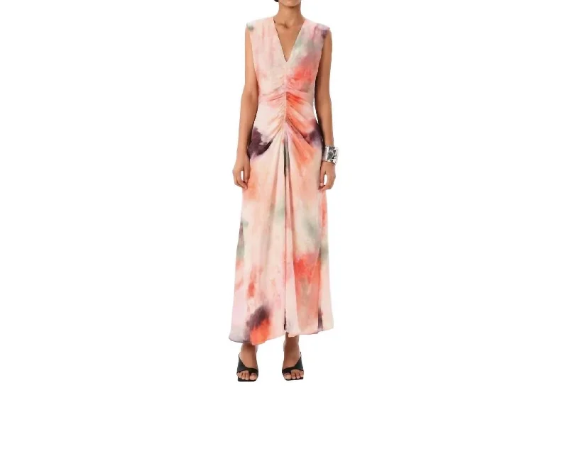 maxi dresses with embroidered patternsJufre Tora Long Dress In Wild Rose