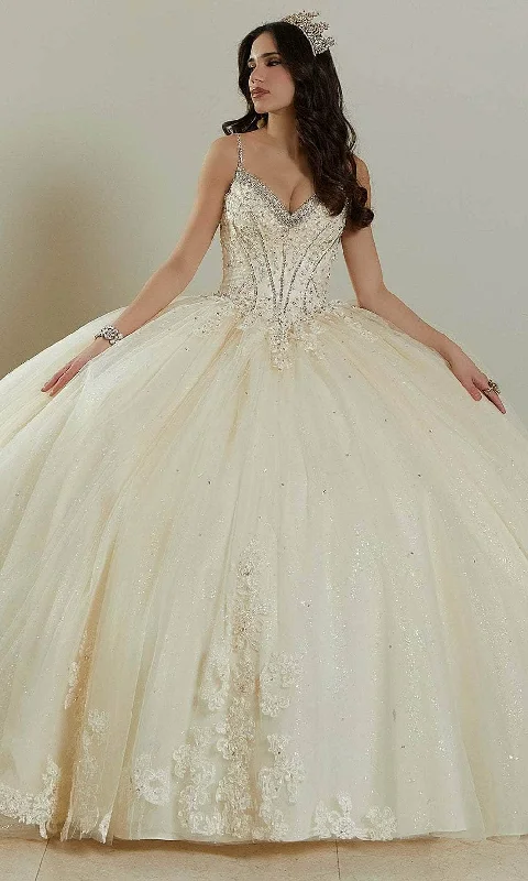 Formal Dress for Day WeddingsVizcaya by Mori Lee 89482 - Spaghetti Straps Petal Train Ballgown