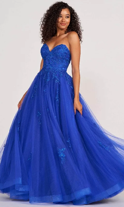 Formal Dress for Tennis TournamentsColette for Mon Cheri CL2081 - Strapless Tulle Ballgown