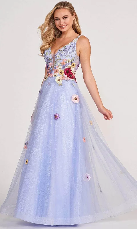 Formal Dress for Formal Day EventsColette By Daphne CL2084 - Embroidered Floral A-line Gown