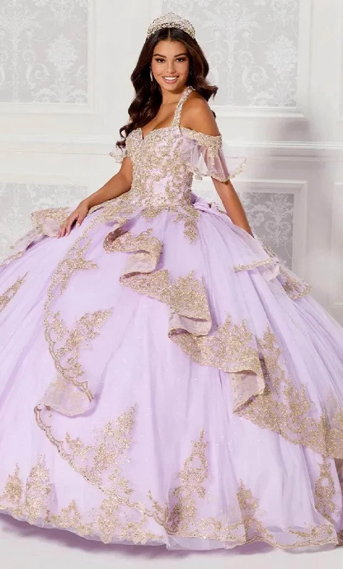 Formal Dress for Tennis TournamentsPrincesa by Ariana Vara PR30118 - Sweetheart Applique Embellished Ballgown