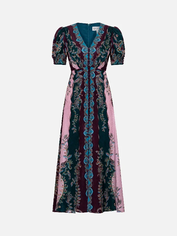 maxi dresses for day-to-night wearLea Long Dress in Boteh Garden