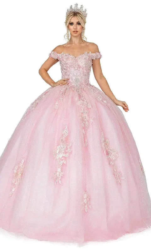 Formal Dress for Sustainable FashionDancing Queen 1592 - Sweetheart Floral Embroidered Ballgown