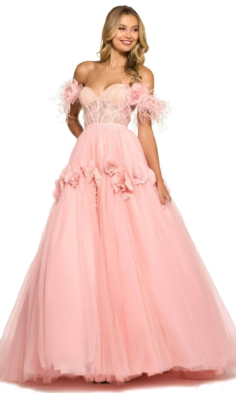 Formal Dress for GalasSherri Hill 55429 - Feathered Ballgown