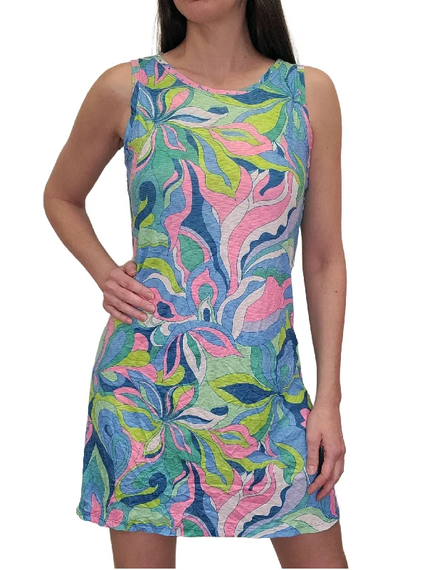 Sleeveless Dress In SilkCrushed Pucci Sleeveless Dress w/ Rhinestones