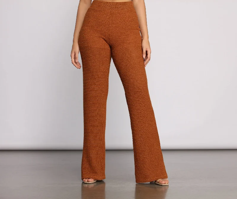 women's vintage pantsMajor Cozy Vibes Wide Leg Pants