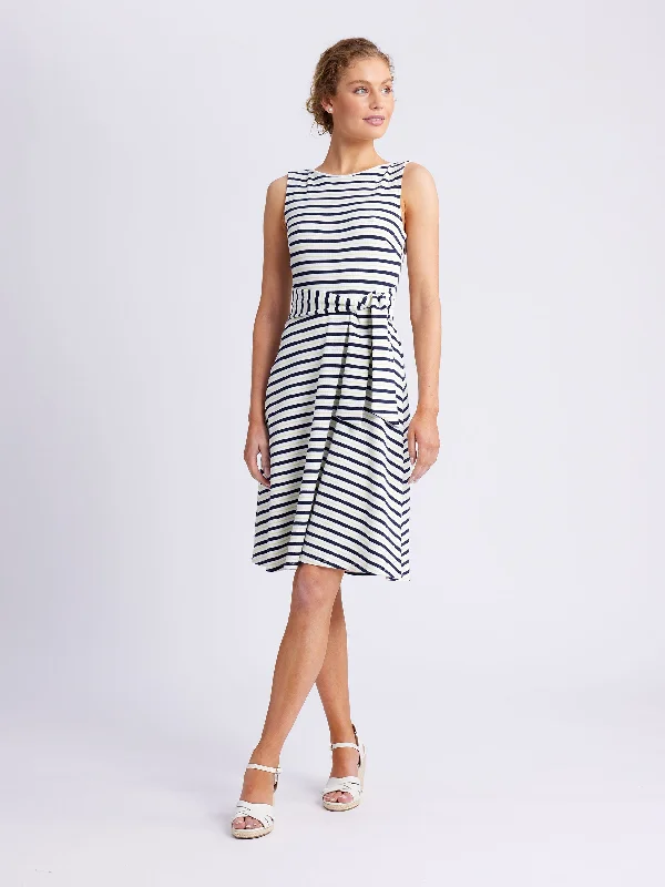 Sleeveless Dress With PeplumLynette Sleeveless Rib Dress