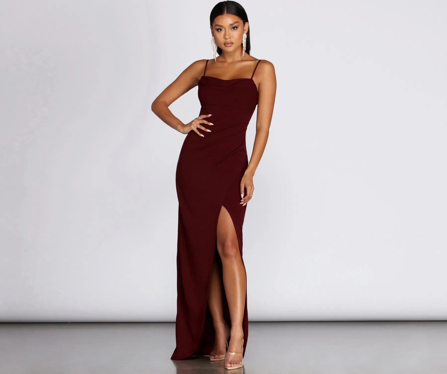 Sleeveless Dress With Keyhole BackTamara Formal Sleeveless Wrap Dress