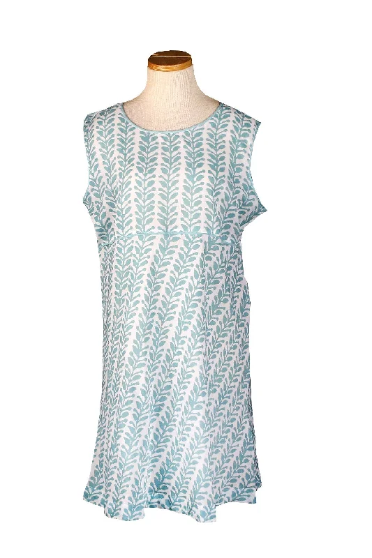 Sleeveless Dress For CasualSleeveless Holi Dress Aqua