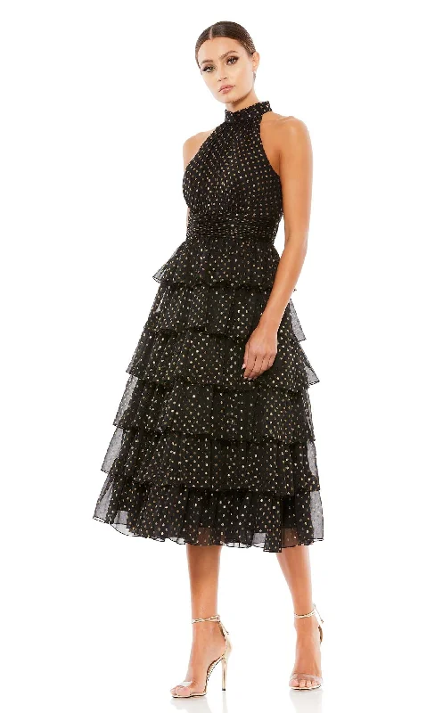 women's cinched-waist dressesMac Duggal 49510 Dress